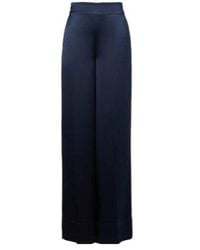 JOSEPH - Dijon Silk Satin Wide-Leg Pants - Lyst