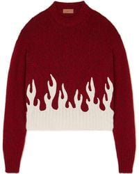 Alanui - Crew-Neck Wool-Cashmere Blend Jumper - Lyst