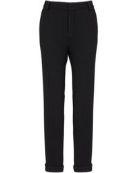 Balmain - High-Rise Tapered Trousers - Lyst