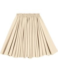 Ami Paris - Corolla Wool Midi Skirt - Lyst