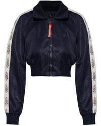 Etro - Contrasting Band Cropped Sweatshirt - Lyst