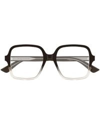 McQueen - Eyewear Oversized Square Frame Glasses - Lyst