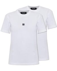 DSquared² - Two-Pack Of Crew Neck Short-Sleeved T-Shirts - Lyst