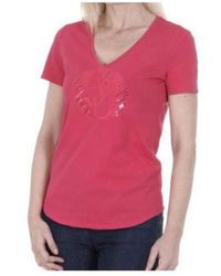 Armani Jeans - Small V-Collar T-Shirt - Lyst