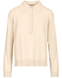 Max Mara - 'S Smmfrisia Long-Sleeved Knitted Polo Shirt - Lyst