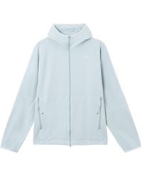 Stone Island - Regular Fit Zip-Up Hooded Sweatshirt - Lyst