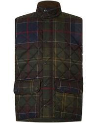 Barbour - Quilted Tartan Gilet - Lyst