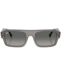 Ray-Ban - Lukas Rectangular Sunglasses - Lyst