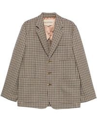Valentino - Check Blazer - Lyst