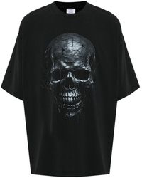 Vetements - Skull Printed Oversized T-Shirt - Lyst
