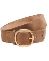 Gabriela Hearst - Elster Suede Belt - Lyst