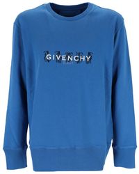 Givenchy - Reverse Logo Printed Crewneck Sweatshirt - Lyst
