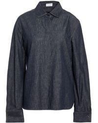 Brunello Cucinelli - Denim Long Sleeve Shirt - Lyst