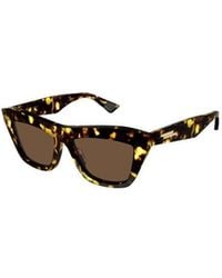Bottega Veneta - Eyewear Cat-Eye Frame Sunglasses - Lyst