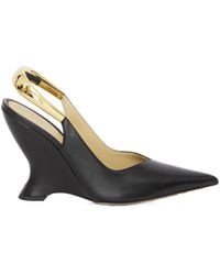 Bottega Veneta - Pointed-Toe Slingback Pumps - Lyst