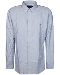 Polo Ralph Lauren - Custom Fit Striped Oxford Shirt - Lyst