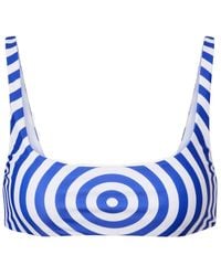 Jean Paul Gaultier - Printed Jersey Bra Top - Lyst