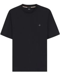 BOSS - Boss C-Taut 01 Logo Patch T-Shirt - Lyst