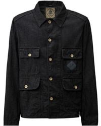 C.P. Company - Long-Sleeved Denim Field Jacket - Lyst