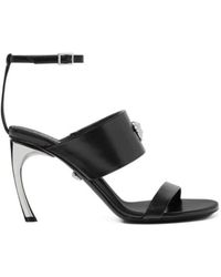 Versace - Medusa Head-Embellished Ankle-Strap Sandals - Lyst