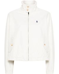 Polo Ralph Lauren - High Neck Zipped Jacket - Lyst