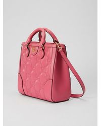 Gucci - Gg Logo-Matelassé Tote Bag - Lyst