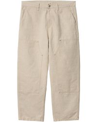 Carhartt - Walter Double Knee Logo-Patch Tapered Trousers - Lyst
