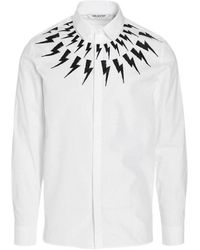 Neil Barrett - Lightning Printed Shirt - Lyst