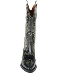 Ganni - Simple Cowboy Boots - Lyst