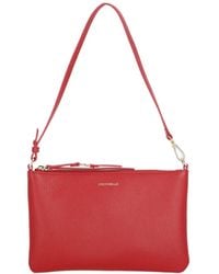 Coccinelle - Mini C-Easy Pebbled-Leather Shoulder Bag - Lyst