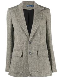 Polo Ralph Lauren - Long-Sleeved Suit Coat - Lyst