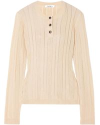 FRAME - Crew Neck Long Sleeve Sweater - Lyst