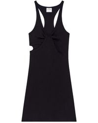 Courreges - Courrèges Twist 90's Cut-Out Detailed Mini Dress - Lyst