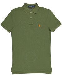 Polo Ralph Lauren - Logo-Embroidered Straight Hem Polo Shirt - Lyst