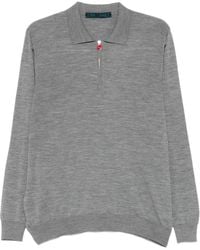 Kiton - Mélange-Effect Polo Shirt - Lyst