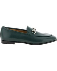 Gucci - Jordaan Horsebit Flat Shoes - Lyst