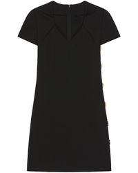 Givenchy - V-Neck Short-Sleeved Mini Dress - Lyst