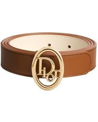 Dior - Reversible Oblique Belt - Lyst