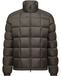 Moncler - Eglise Square-Quilted Hooded Short Down Jacket - Lyst