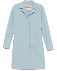Herno - Single-Breasted Long-Sleeved Coat - Lyst