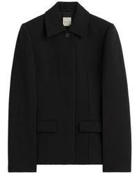 TOTEME - Totême Button Fastened Long Sleeved Jacket - Lyst
