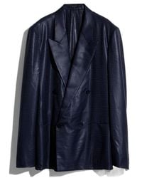 Gucci - Prince Of Wales Chintzed Wool Jacket - Lyst