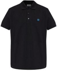 Etro - Logo-Embroidered Short-Sleeved Polo Shirt - Lyst