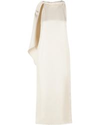 Loulou de Saison - Susan Twisted Collar Dress - Lyst