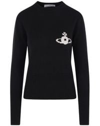 Vivienne Westwood - Orb-Intarsia Wool Sweater - Lyst