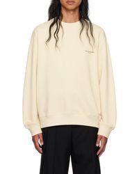 WOOYOUNGMI - Round Collar Long Sleeve Sweater - Lyst