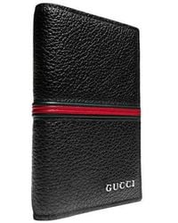 Gucci - Card Case With Web - Lyst