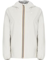 K-Way - Waterproof Zip-Up Hooded Jacket - Lyst