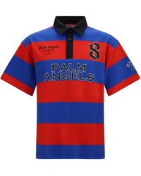 Palm Angels - Cb Palm Sport Striped Polo Shirt - Lyst