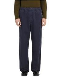 MM6 by Maison Margiela - Overdyed Gabardine Wide-Leg Trousers - Lyst